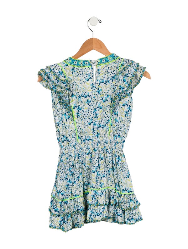 Poupette St Barth Girls' Printed Short Sleeve Dress