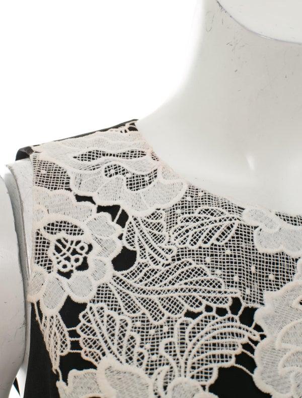 Prabal Gurung Lace-Paneled Satin Dress