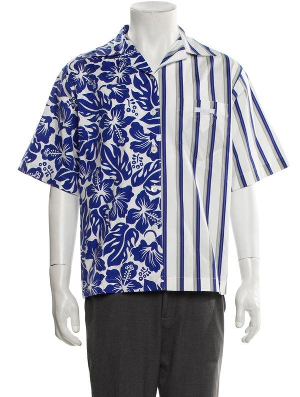 Prada 2021 Printed Dress Shirt w/ Tags