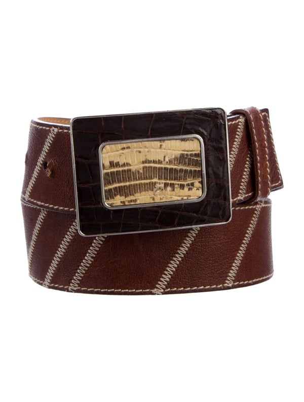 Prada Goat Leather Waist Belt