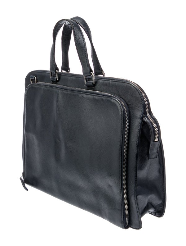 Prada Saffiano Cuir Leather Briefcase
