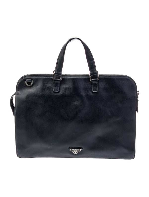 Prada Saffiano Cuir Leather Briefcase