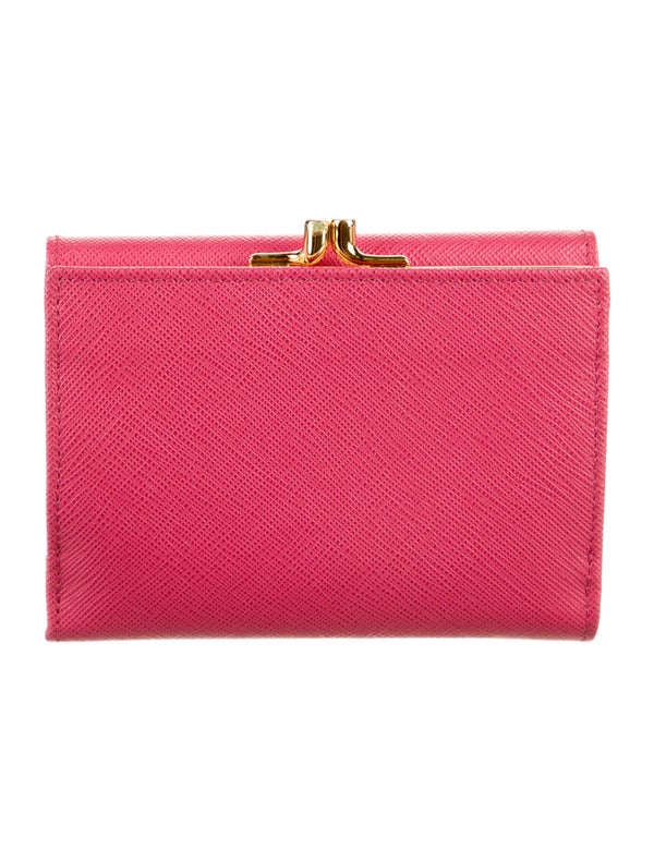 Prada Saffiano Metal Leather Wallet