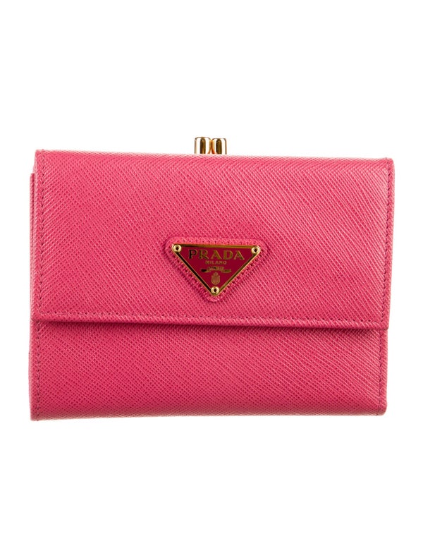 Prada Saffiano Metal Leather Wallet