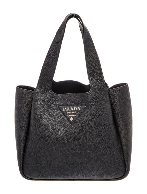 Prada Vitello Daino Leather Top Handle Bag Small