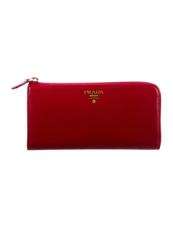 Prada Vitello Move Leather Wallet