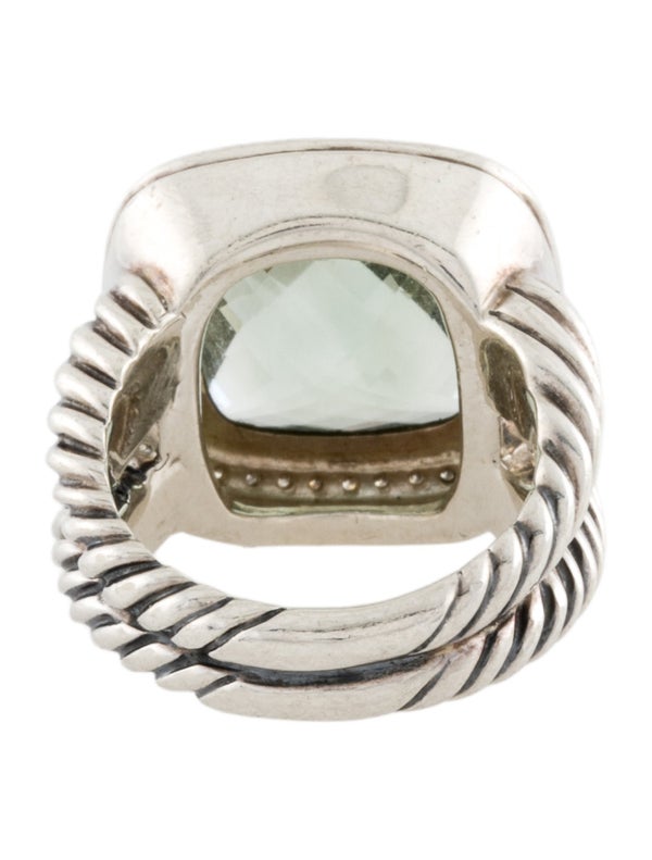 David Yurman Prasiolite & Diamond Albion Cocktail Ring