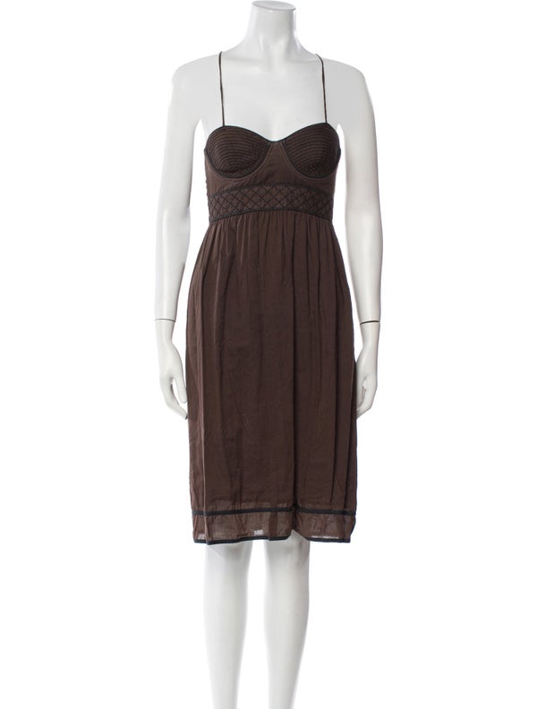 Proenza Schouler V-Neck Mini Dress