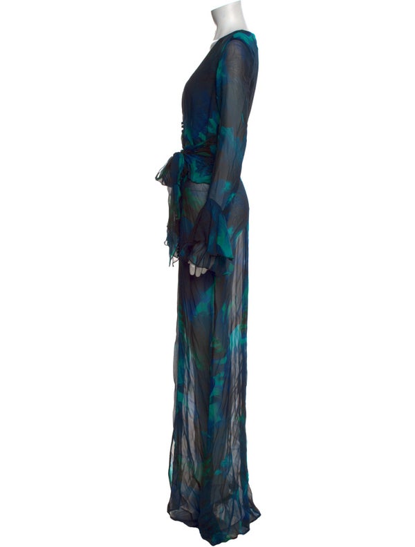 Rat & Boa Printed Long Dress