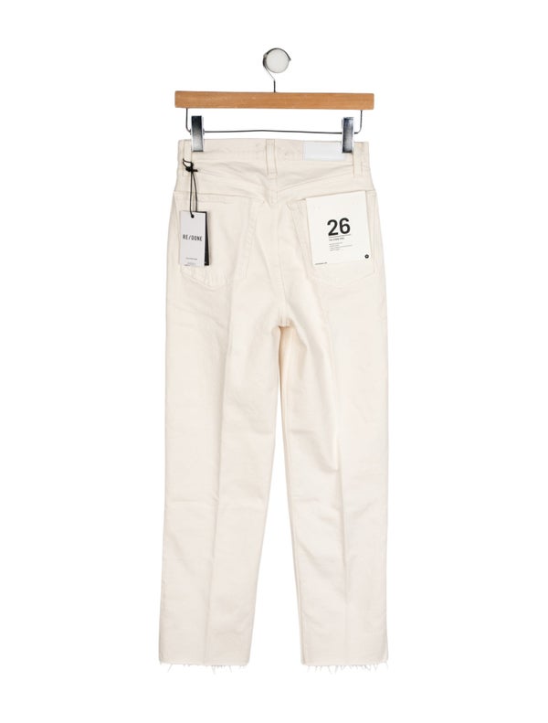 RE/DONE High-Rise Straight Leg Jeans W/ Tags
