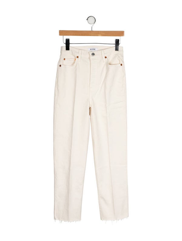 RE/DONE High-Rise Straight Leg Jeans W/ Tags