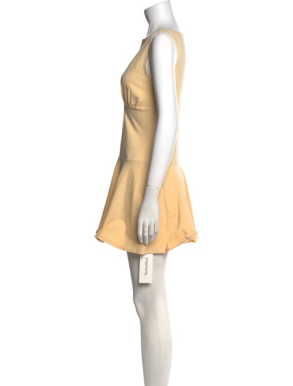 Reformation Bateau Neckline Mini Dress