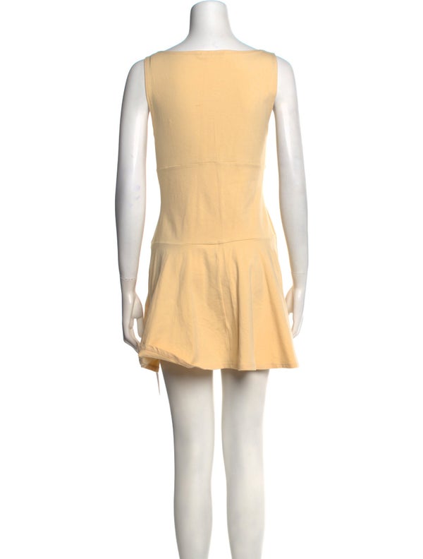 Reformation Bateau Neckline Mini Dress