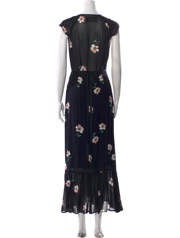 Reformation Floral Print Long Dress