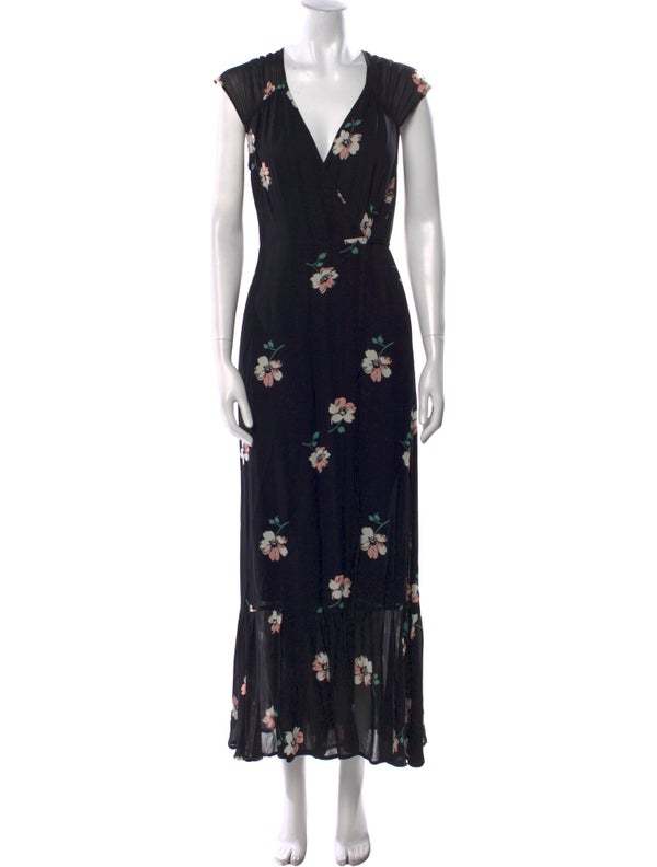 Reformation Floral Print Long Dress