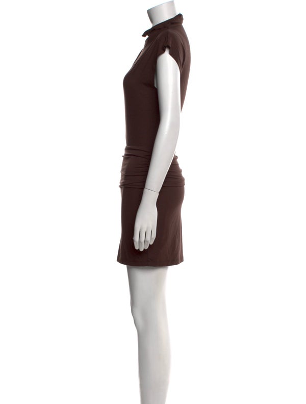 Reformation Mock Neck Mini Dress