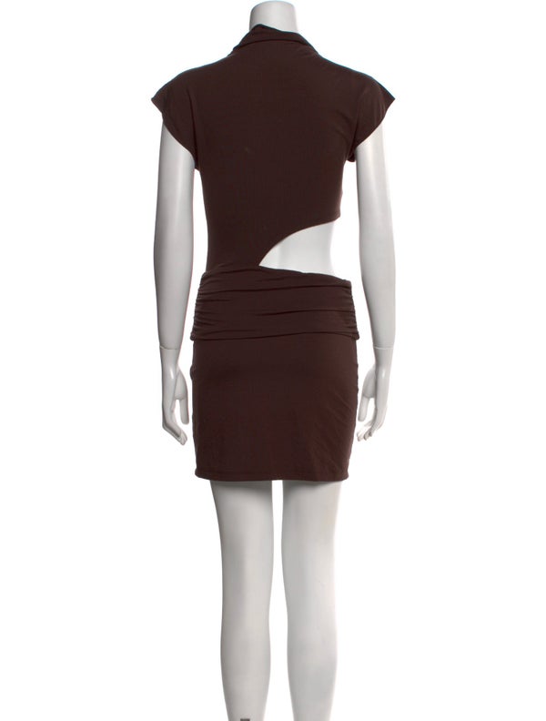 Reformation Mock Neck Mini Dress