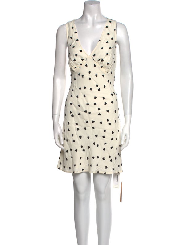 Reformation Printed Mini Dress