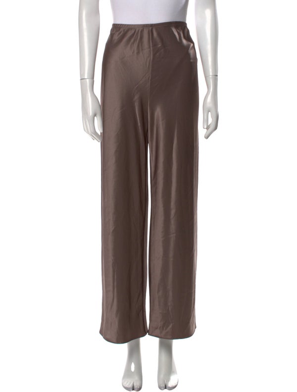 Reformation Satin Wide Leg Pants