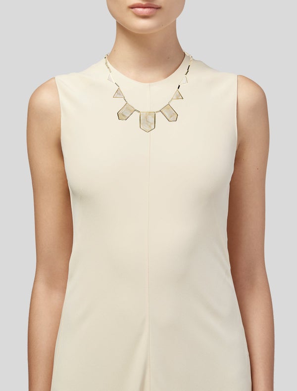 House Of Harlow 1960 Resin Geometric Collar Necklace