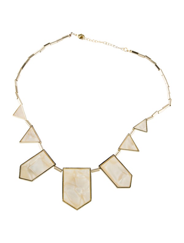 House Of Harlow 1960 Resin Geometric Collar Necklace
