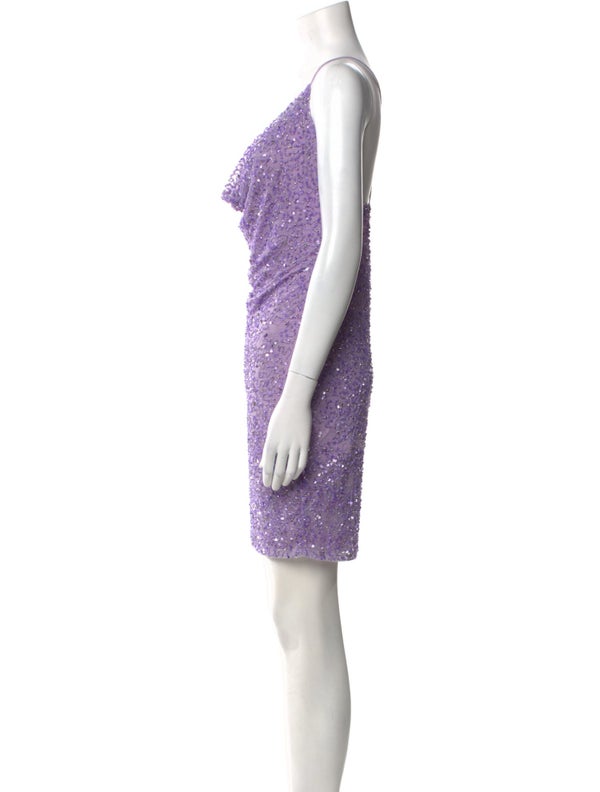 Retrofête Cowl Neck Mini Dress