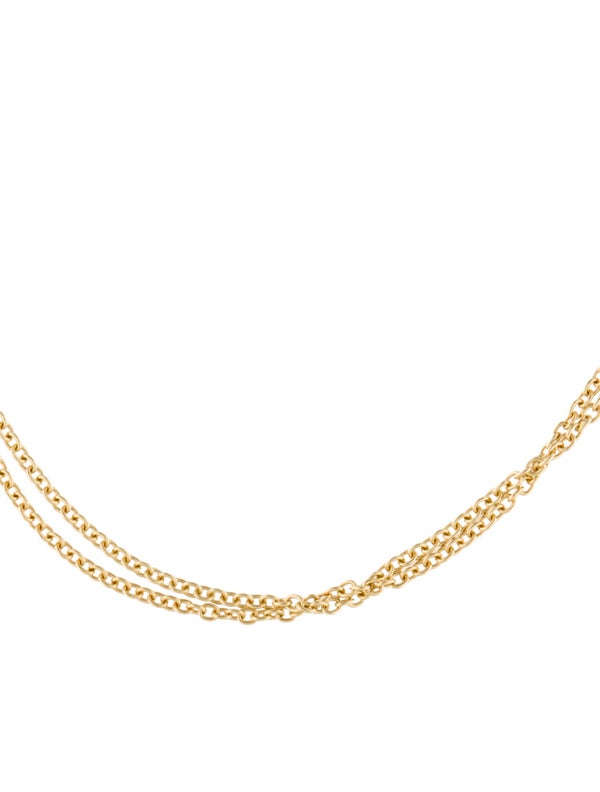 Rina Limor 18K Diamond Double Strand Necklace