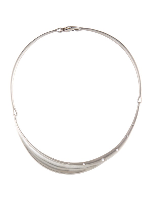 Robert Lee Morris Diamond Collar Necklace