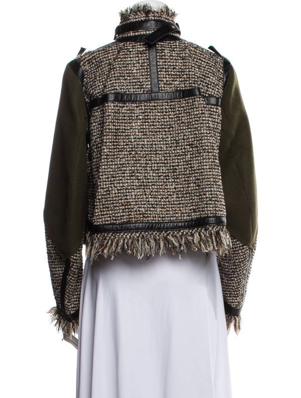 Sacai Wool Tweed Pattern Jacket