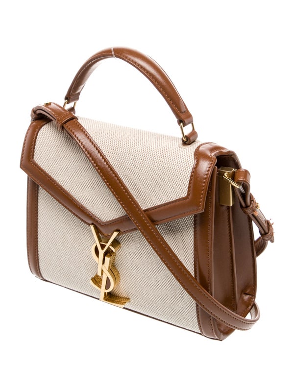Saint Laurent Canvas Cassandra Mini