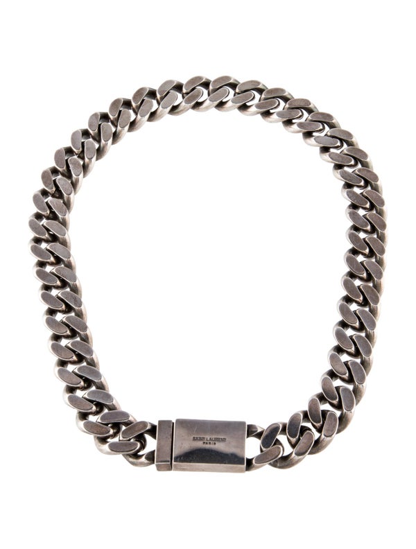 Saint Laurent Thick Curb Chain Necklace