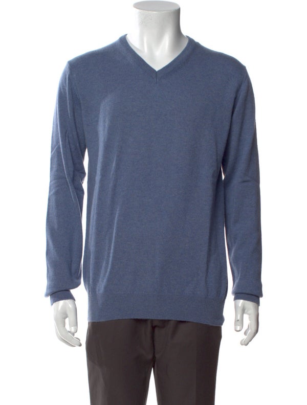 Saks Fifth Avenue Cashmere V-Neck Pullover W/ Tags