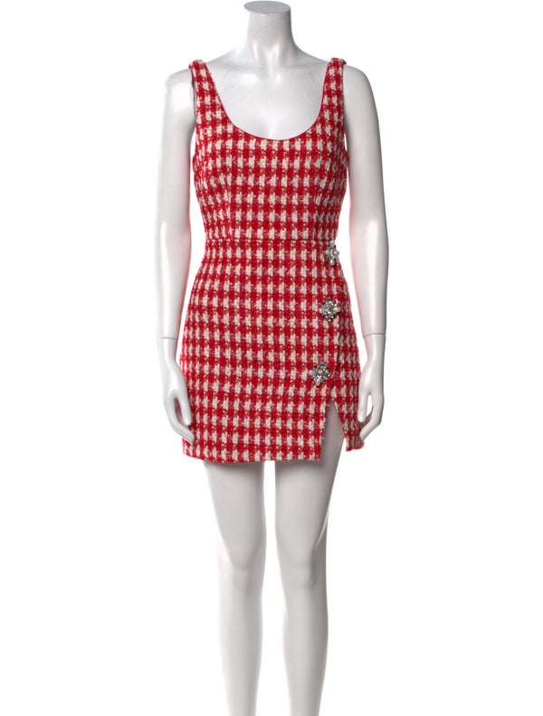 Self-Portrait Printed Mini Dress