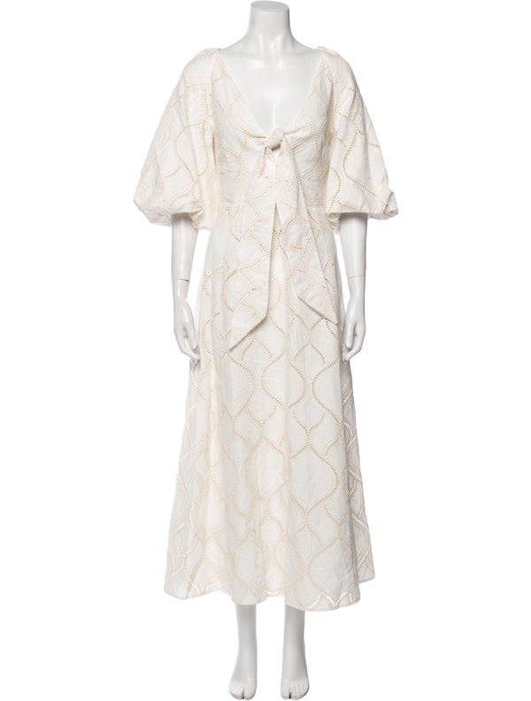 Sézane Printed Long Dress