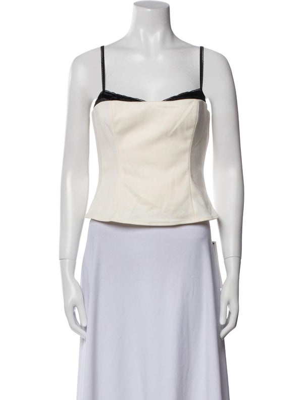 Reformation Square Neckline Sleeveless Crop Top w/ Tags