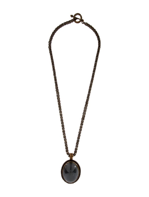 Stephen Dweck Vintage Stone Pendant Necklace