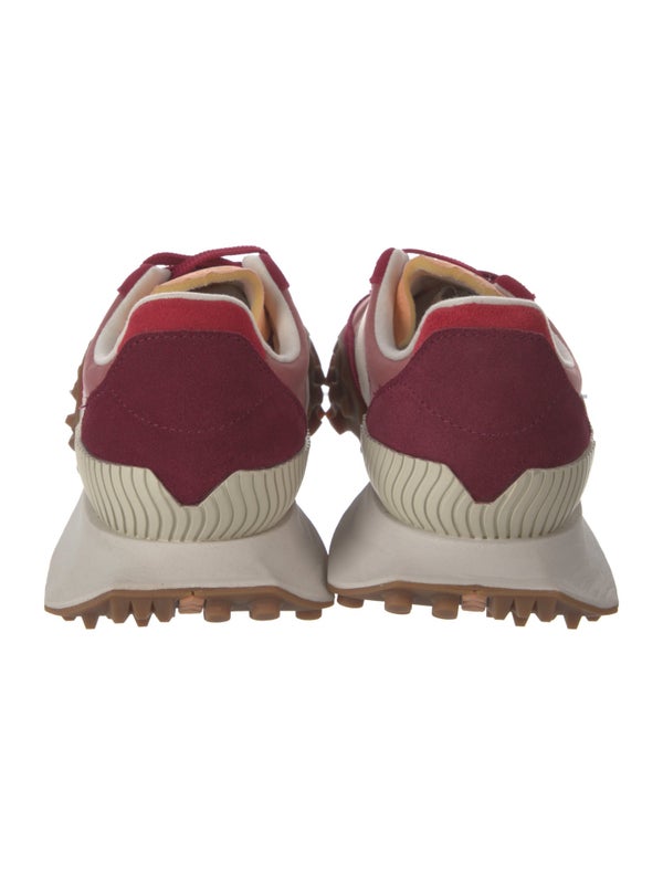 New Balance Suede Colorblock Pattern Athletic Sneakers