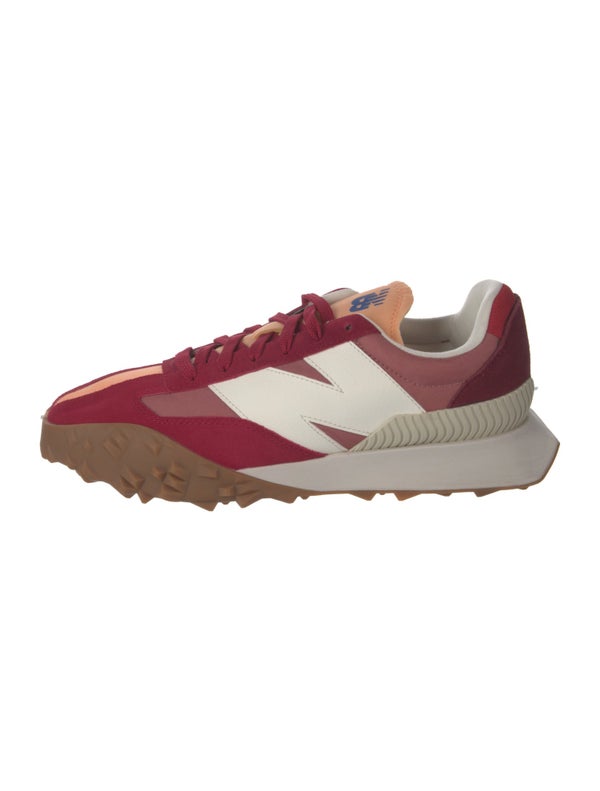 New Balance Suede Colorblock Pattern Athletic Sneakers