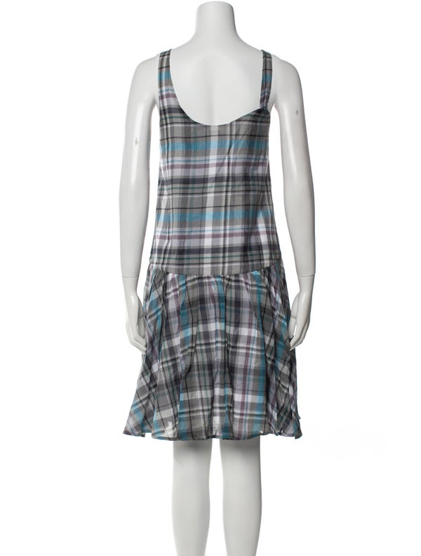 Suno Plaid Print Knee-Length Dress W/ Tags