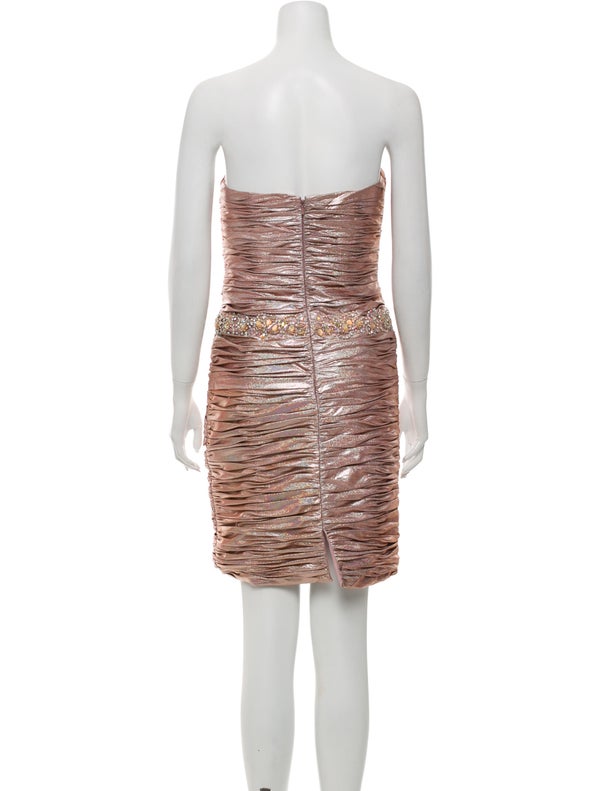 Terani Couture Strapless Mini Dress