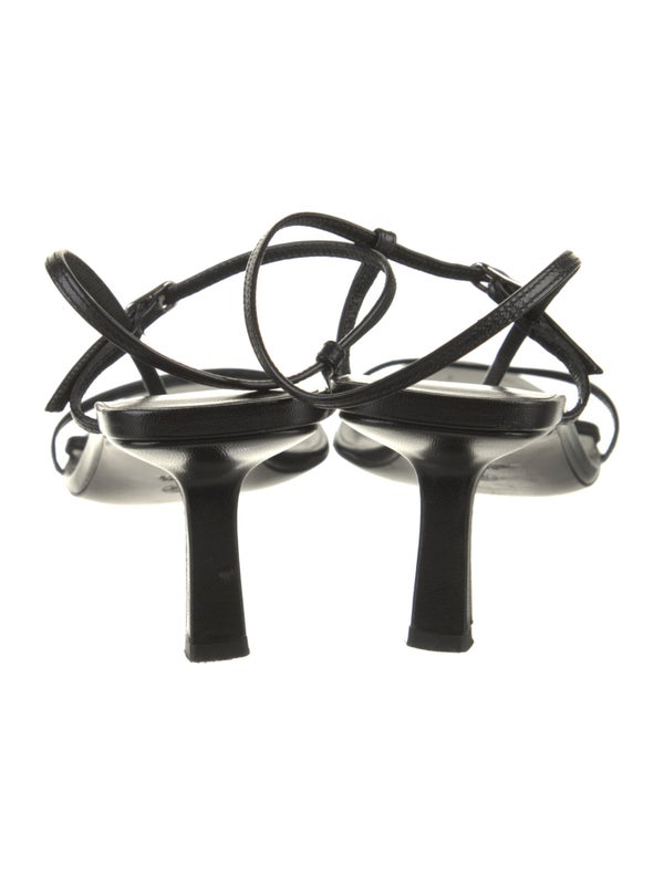 The Row Bare Leather Slingback Sandals