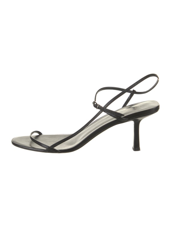The Row Bare Leather Slingback Sandals