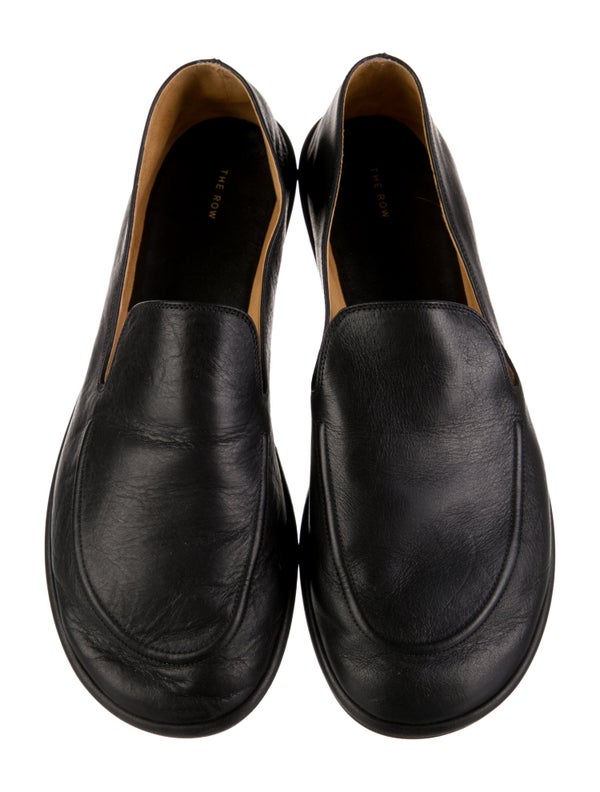 The Row Canal Leather Loafers