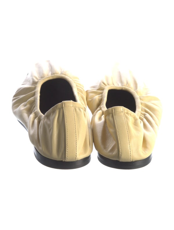 The Row Leather Ballet Flats