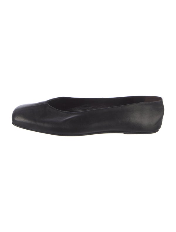 The Row Leather Ballet Flats