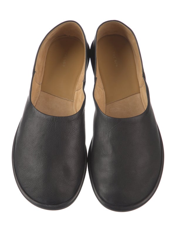 The Row Leather Flats
