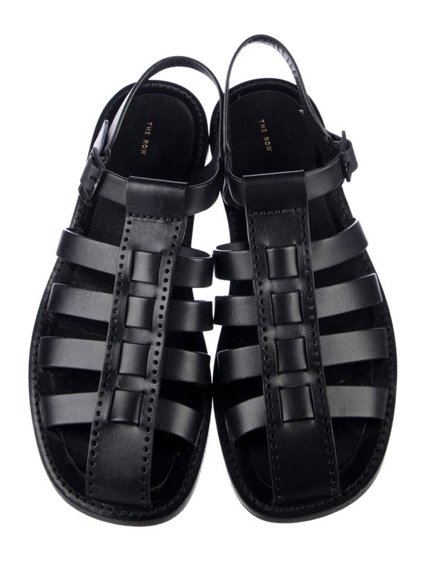 The Row Leather Gladiator Sandals