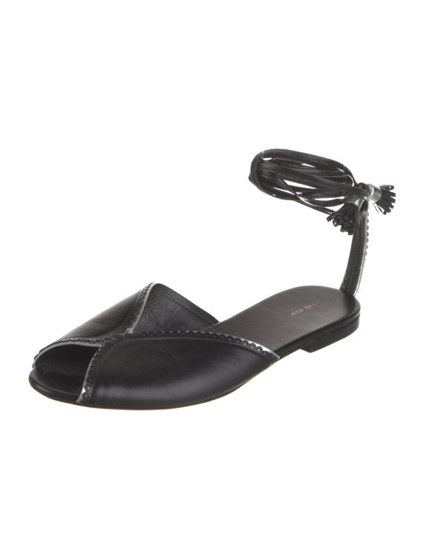 The Row Leather Lasercut Accents Flats