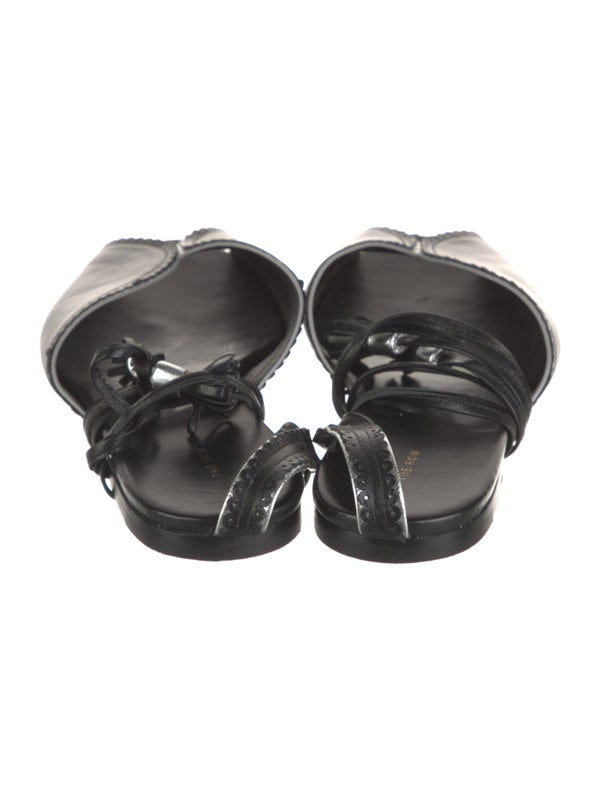 The Row Leather Lasercut Accents Flats