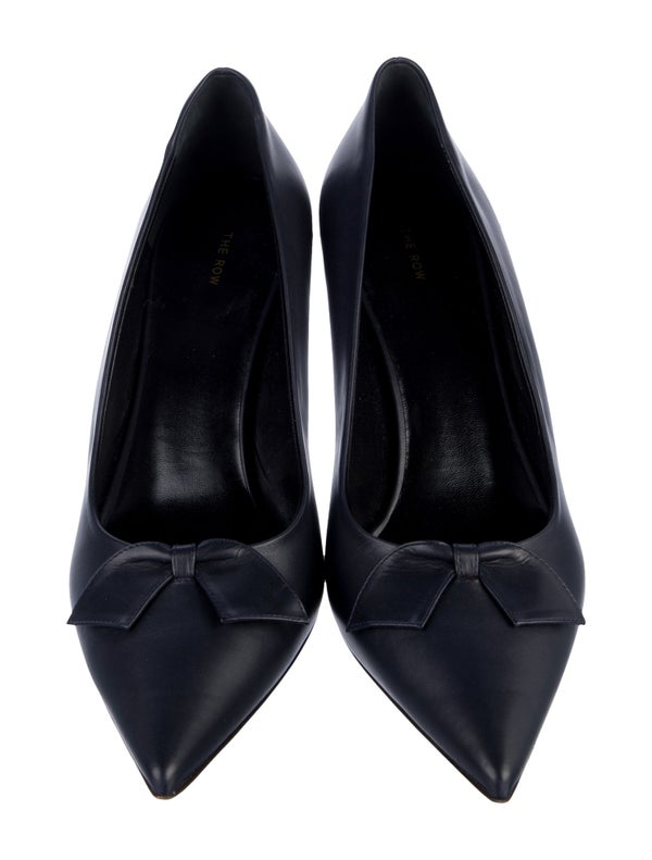 The Row Leather Pumps